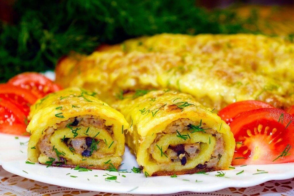 Штрудель из кабачков