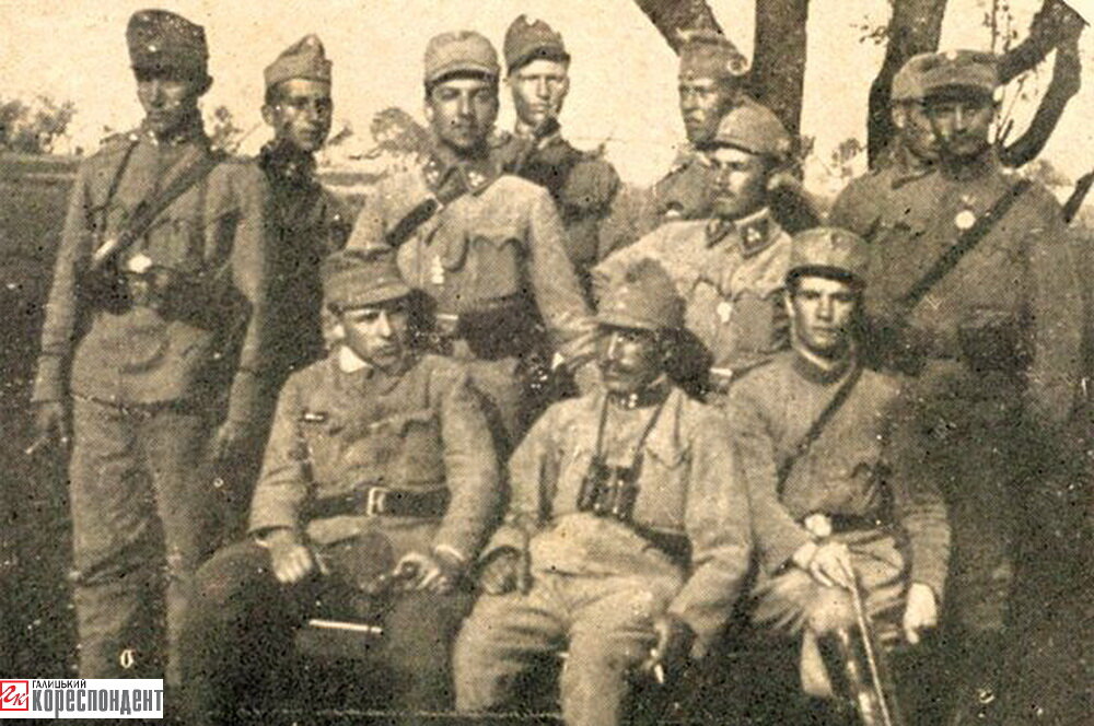 Старшини сотні Леґіону УСС 1916 г.