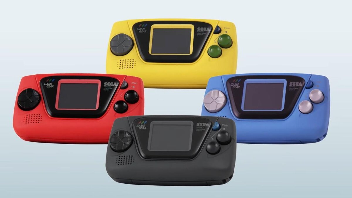 Game Gear Micro в 4-х цветах. 