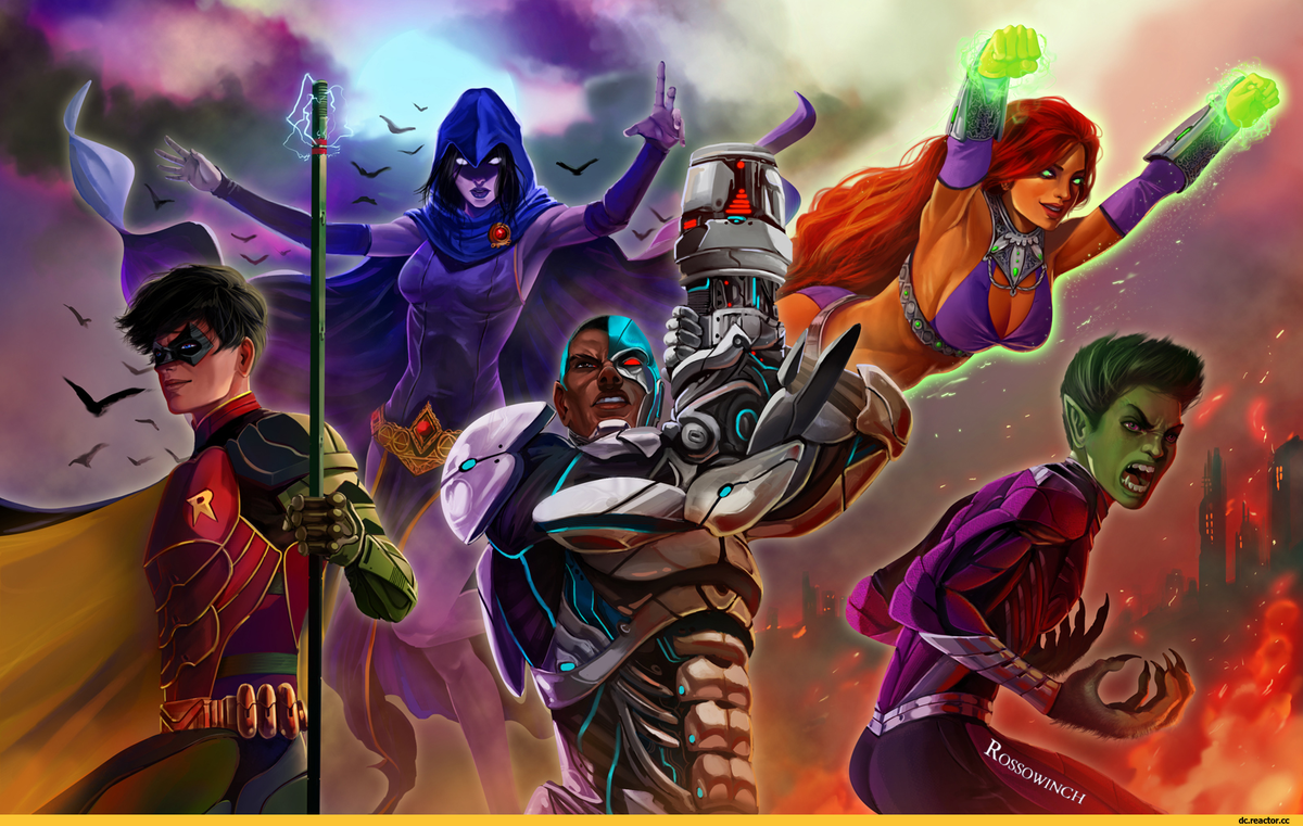 Первый состав Юных Титанов 