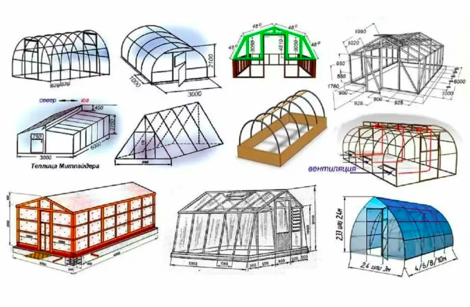 Теплица своими руками: как сделать, фото, чертежи