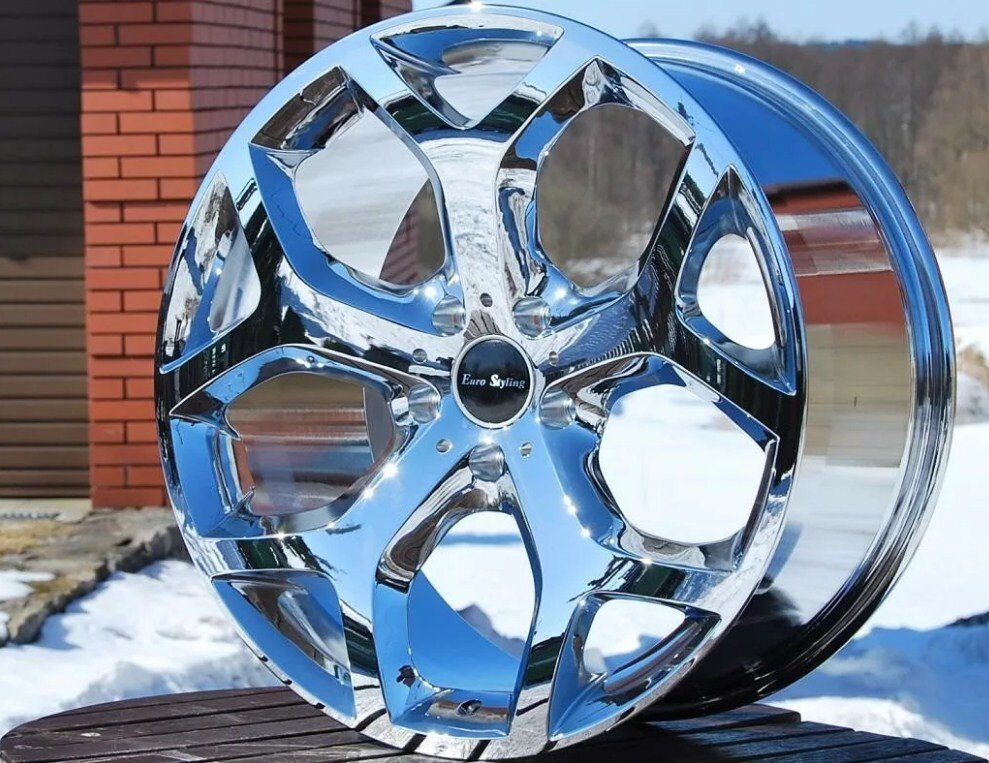 Литой хромированный колесный диск Alucenter 1286 Chrome