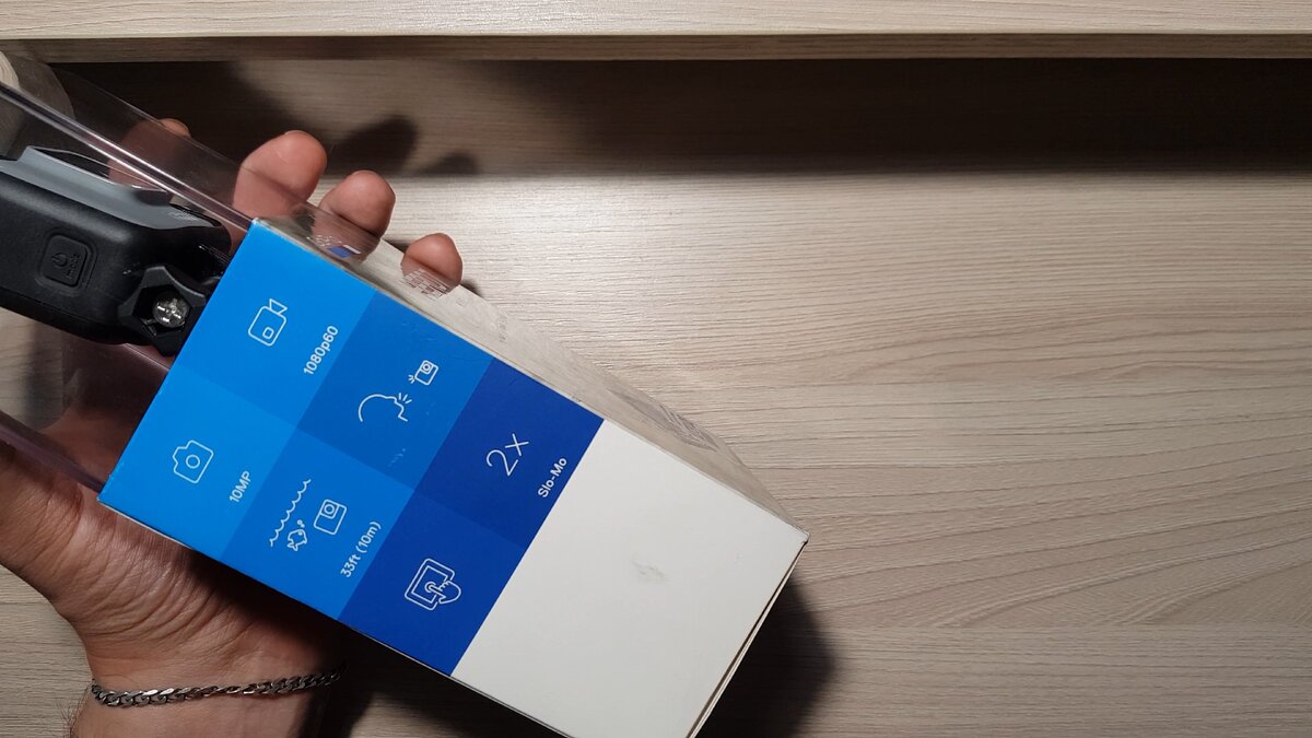 Характеристике на коробке GoPro HERO7 White Edition