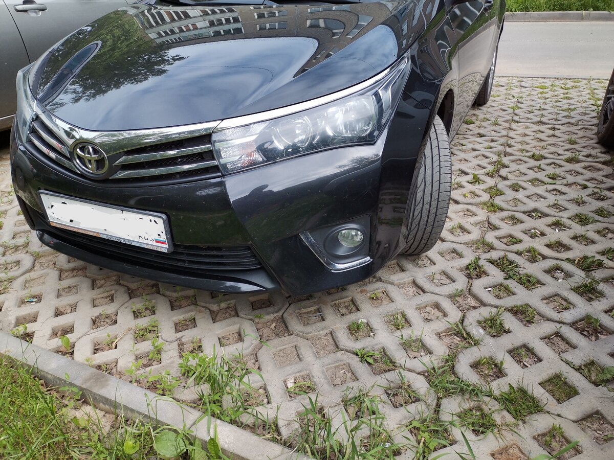 Пример вывернутого колеса на камри