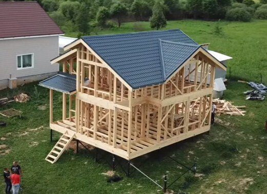 каркасный дом