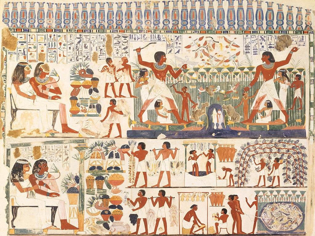 Виноделие в Древнем Египте было тесно связано с повседневной жизнью и религией
