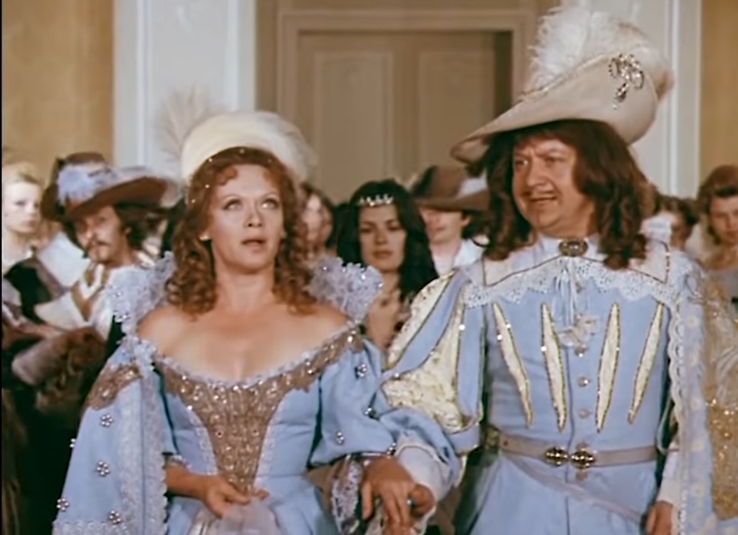 Кадр из фильма "Три мушкетера", 1978 г.  