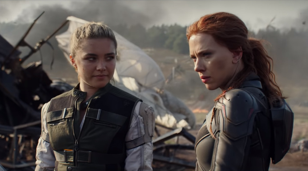 Кадр из трейлера фильма "Чёрная Вдова" 