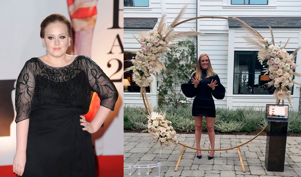 
До и после похудения