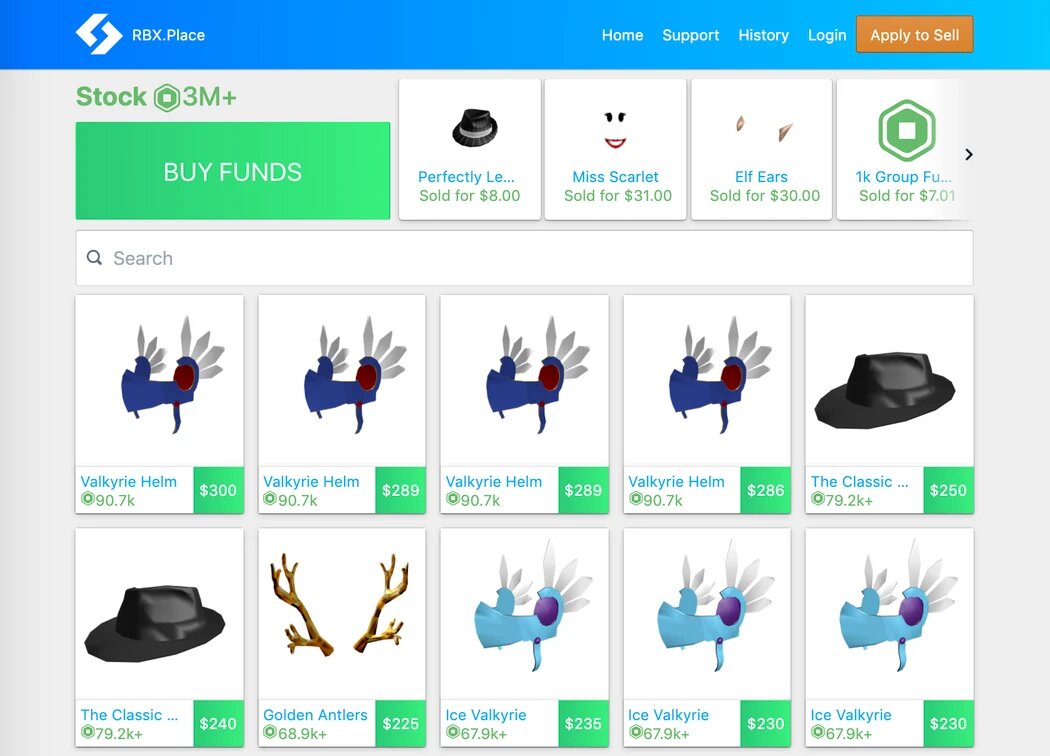 ДОМАШНЯЯ СТРАНИЦА RBX.PLACE. ИЗОБРАЖЕНИЕ: СКРИНШОТ