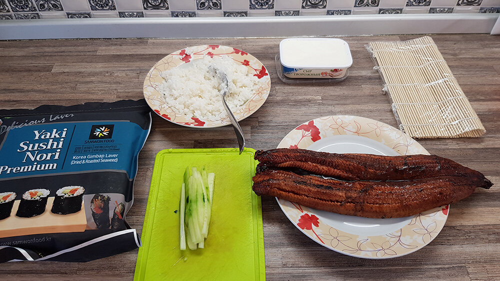 Ингредиенты для роллов