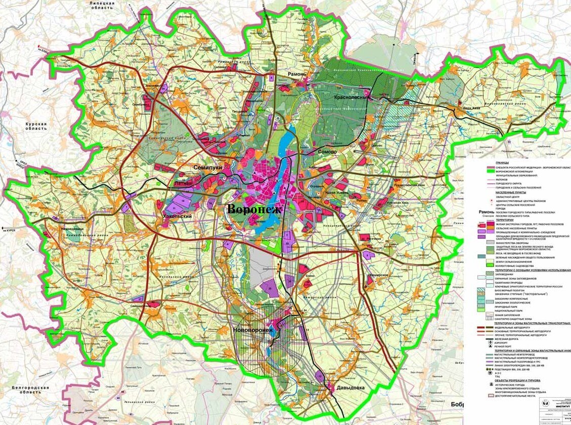 Схема территориального планирования воронежской агломерации