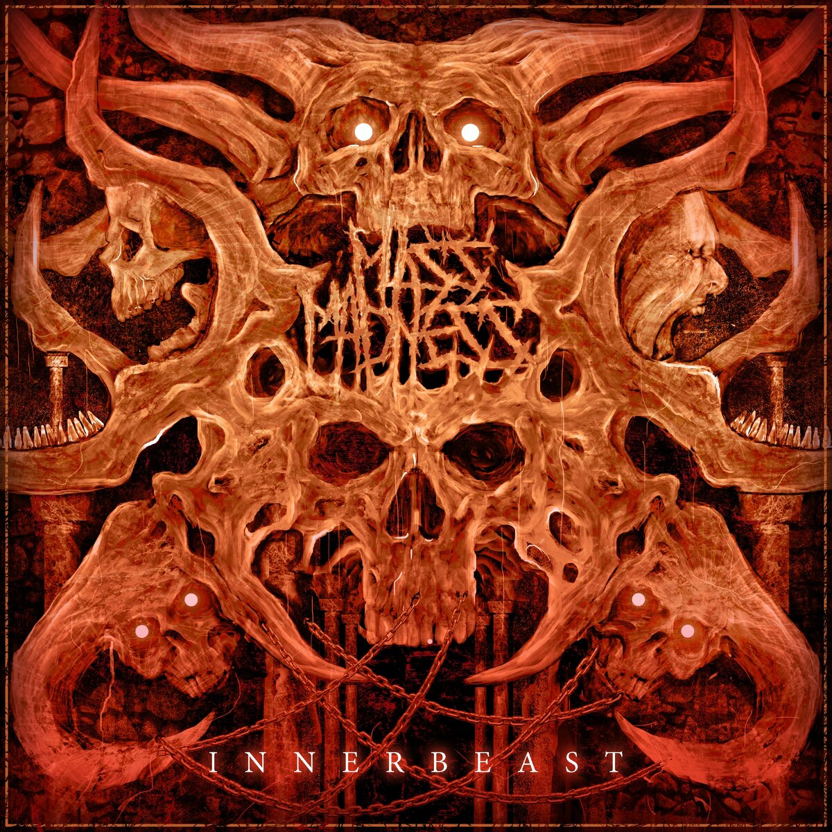 Mass Madness - Innerbeast
Релиз: 15.01.2021 Лейбл: SoundAge / Punishment 18
Трек-лист:
Extreme Defense
Digital Waste
I Am The Power
Bring It Down
Passion To Retaliate
It Remains
Wasted Tool Of War
Living To Survive
Rage Overcomes