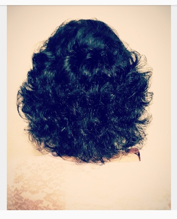 Вот такие у меня волосы без укладки. Фото автора