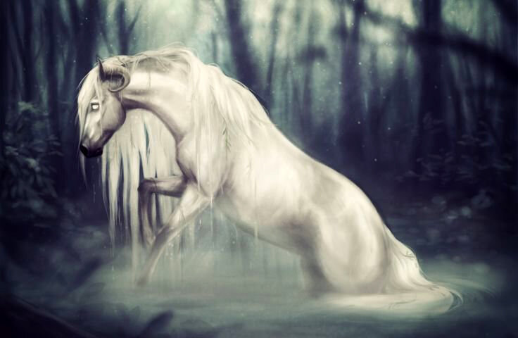 Водяная лошадь — вымышленное существо. Источник фото: Rpnation.com