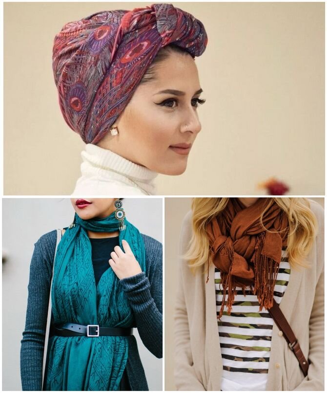 Как красиво завязать шарф, платок, палантин: Персональные записи в журнале Ярмарки Мастеров