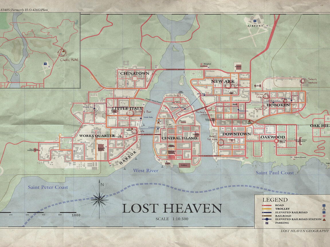 Mafia Lost Heaven карта