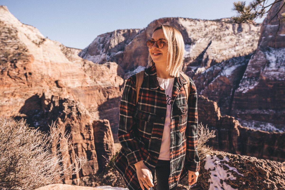 Первая точка в парке Zion. Он находится всего в 3-х часах езды от Лас-Вегаса. 