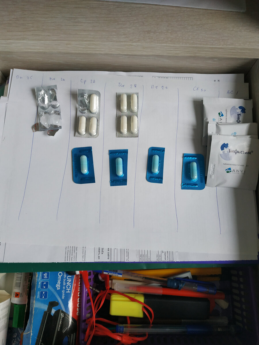 Часть "арбидола" забрала жена - для профилактики.