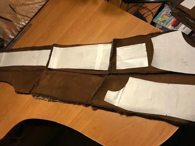 Переделка старой дубленки. Ателье Ирины Берзиной.