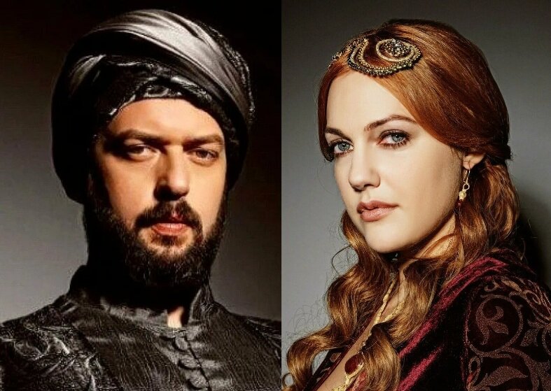 Ибрагим-паша и Хюррем султан. Коллаж автора. 