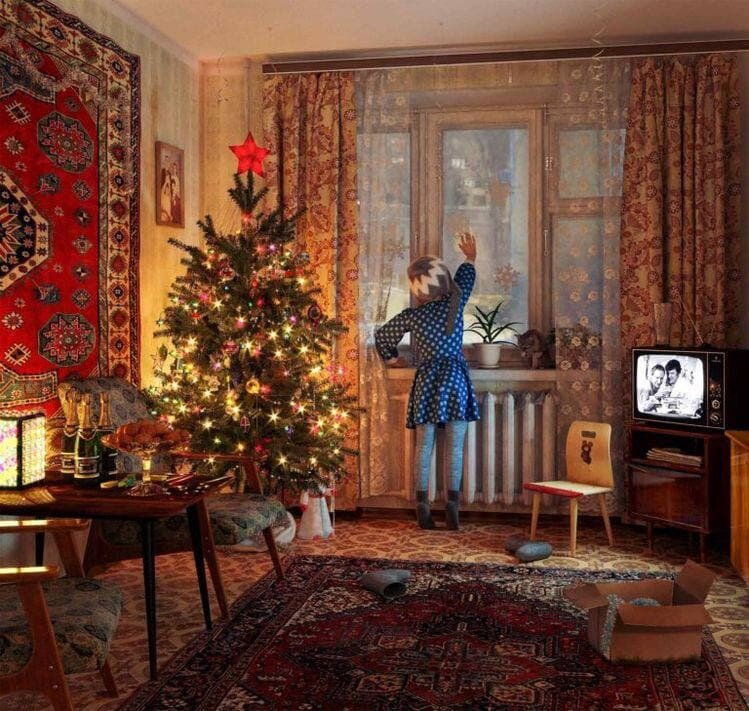 Новый Год в СССР, в ожидании чуда. 