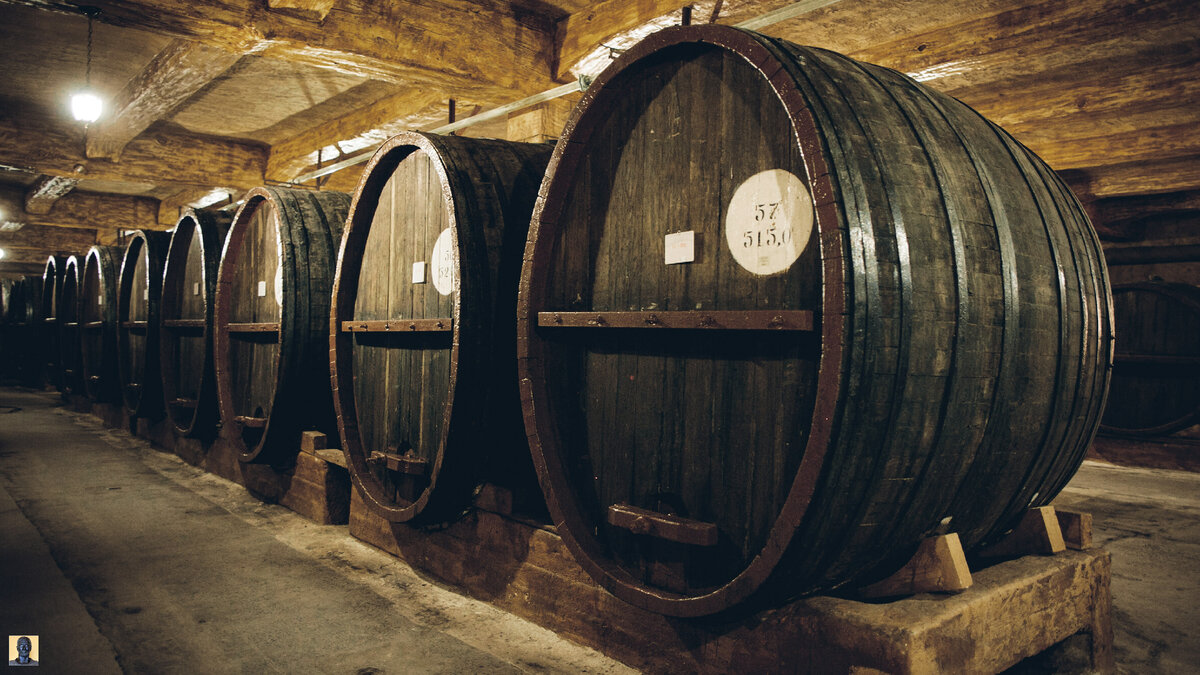 Подвалы Ереванского коньячного завода «Ной».