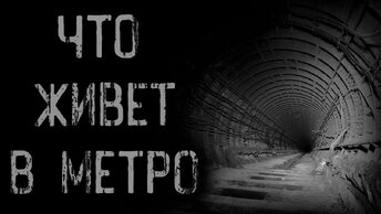 страшные истории - ЧТО ЖИВЁТ В МЕТРО? | ужасы | мистика