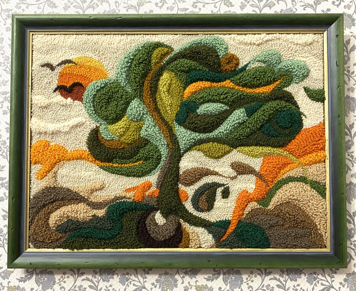 Объемный гобелен "Дерево" Галина Дурновцева