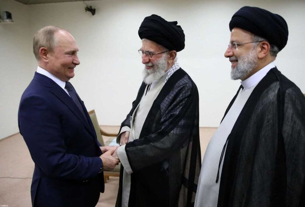 Владимир Путин, Али Хаменеи, Ибрахим Раиси