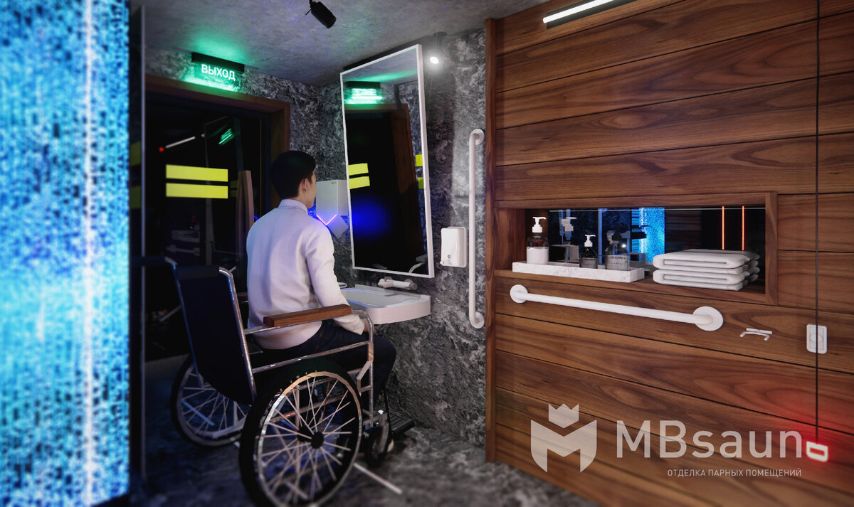 Парная для маломобильного населения. | mbsaun - wellness и spa у вас дома |  Дзен