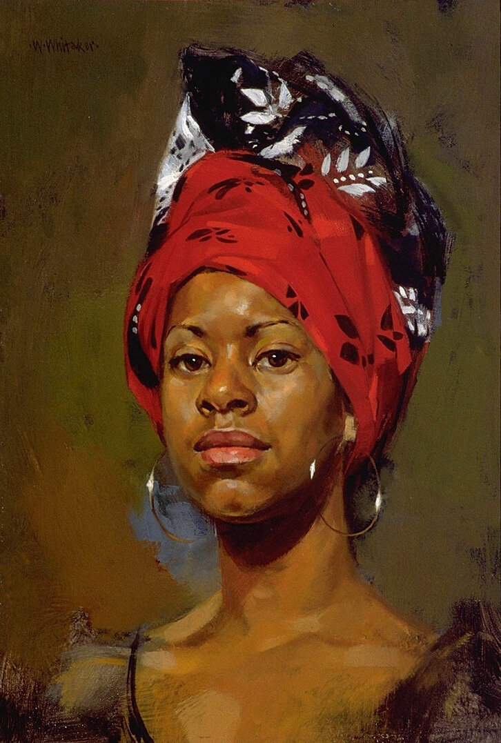 Мулатка. Худ. Вильям Витакер