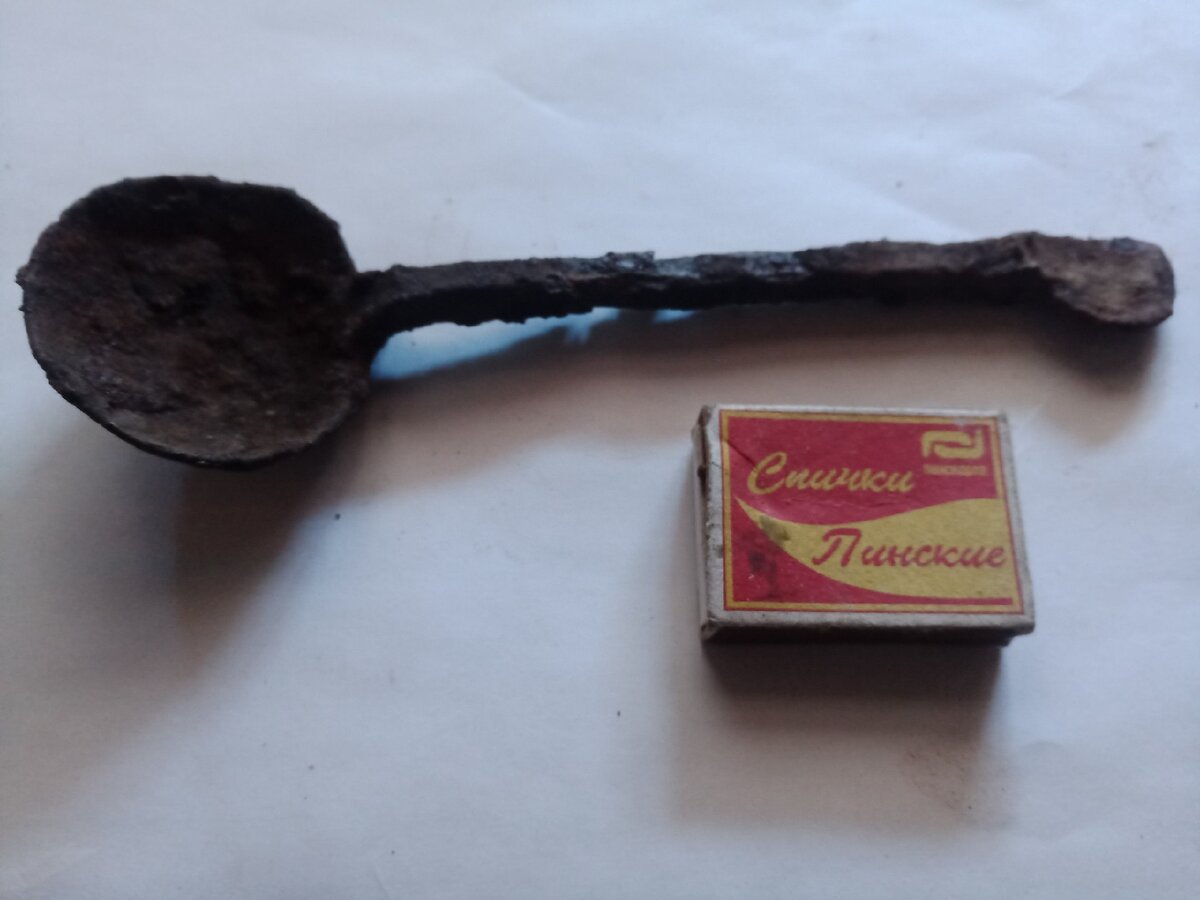 Ложка кованная, из "чернухи"