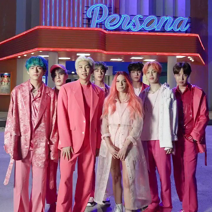 BTS и Halsey