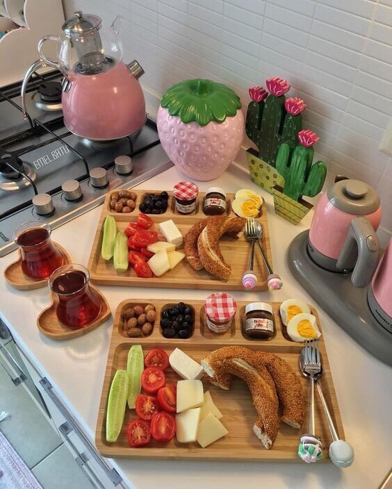 Пример завтрака для двоих