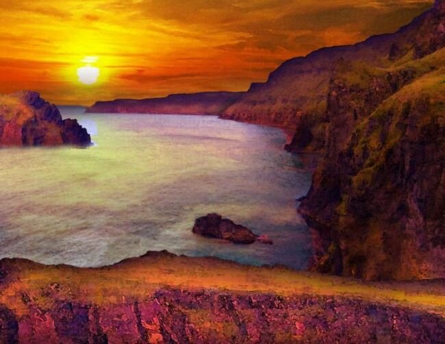 Художественная концепция поверхности новой планеты GJ229Ac, ближайшей к нам умеренной суперземли, находящейся в системе, в которой звезда-хозяин имеет спутника коричневого карлика.