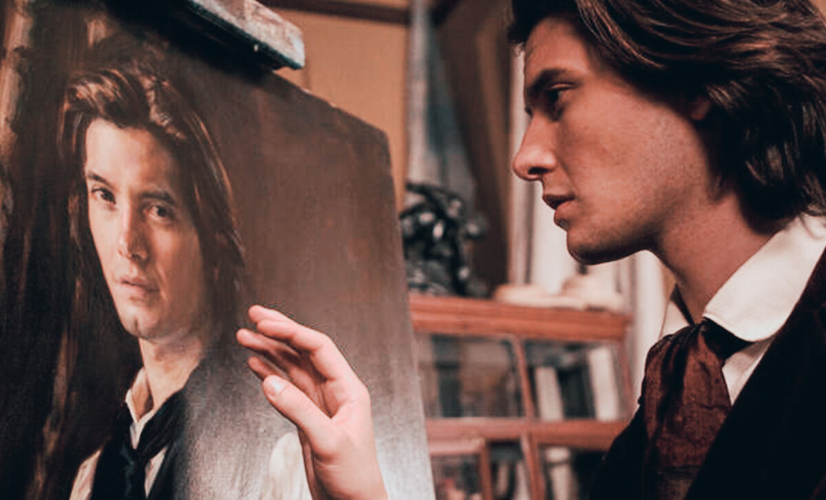 Кадр из фильма "Дориан Грей", 2009 , снятый по мотивам романа Оскара Уйльда "Портрет Дориана Грея"