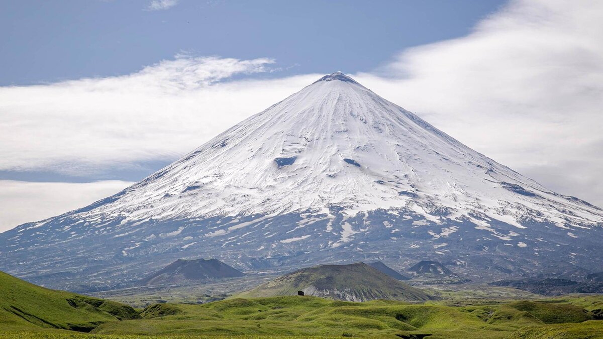 самая большая гора на камчатке