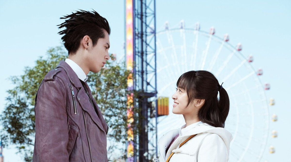 Кадр из дорамы "Сад падающих звёзд"