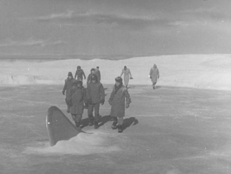 Если честно, больше похоже на хронику Иван Папанин на льдине