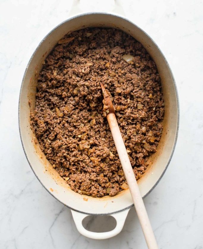 Обжарка фарша