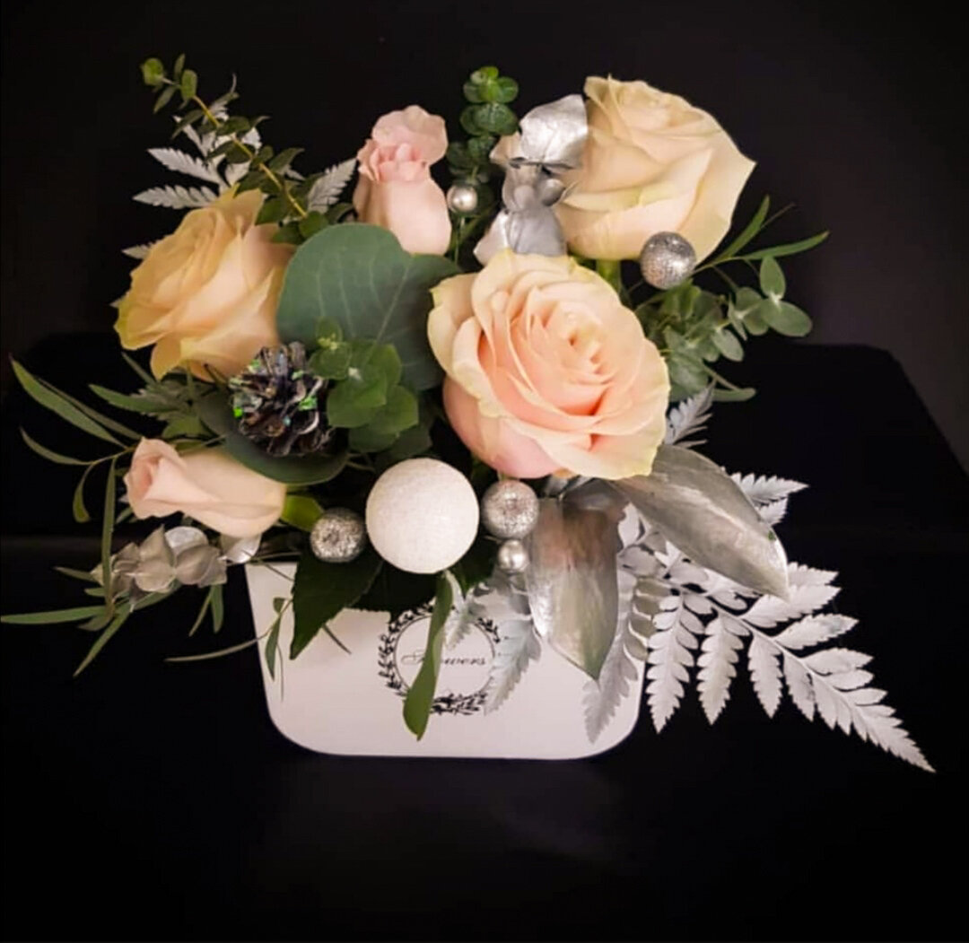 Красивые цветочные композиции. Букеты в коробках 