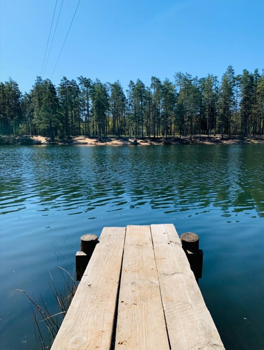 Зелёное озеро, г. Луга