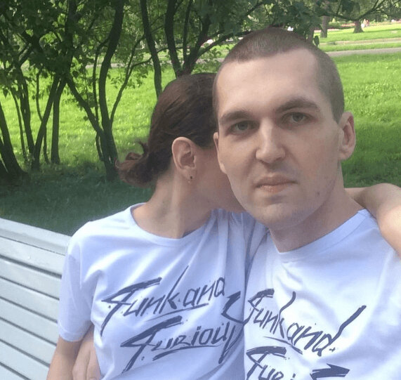 Энди Картрайт с женой