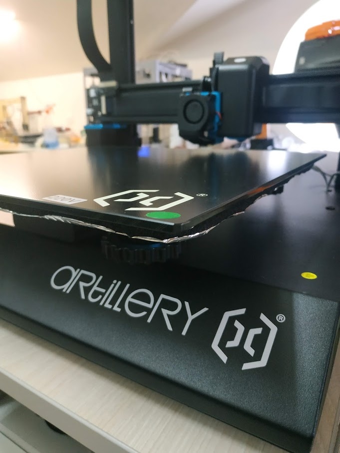 Собранный Artillery X1 в мастерской