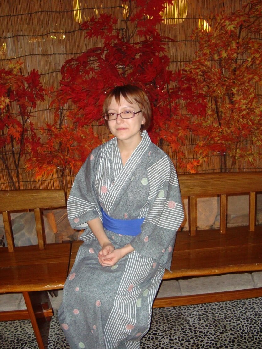 Фото 2012 года. С тех пор я искренне уверена, что кимоно мне не идёт. 