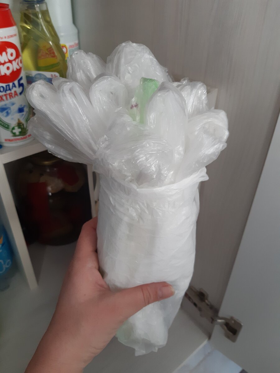 Букет из пакетов 🤭