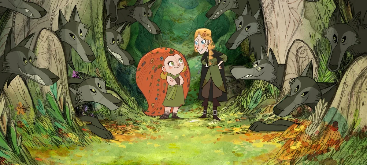 Кадр из мультфильма "Легенда о волках"