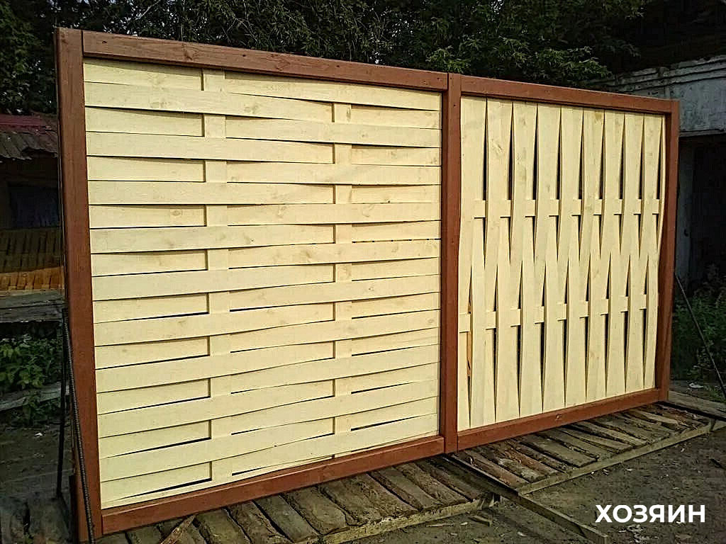 Горизонтально и вертикальное расположение досок