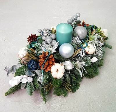 Авторская композиция "Мятное настроение" от StudioFloristic